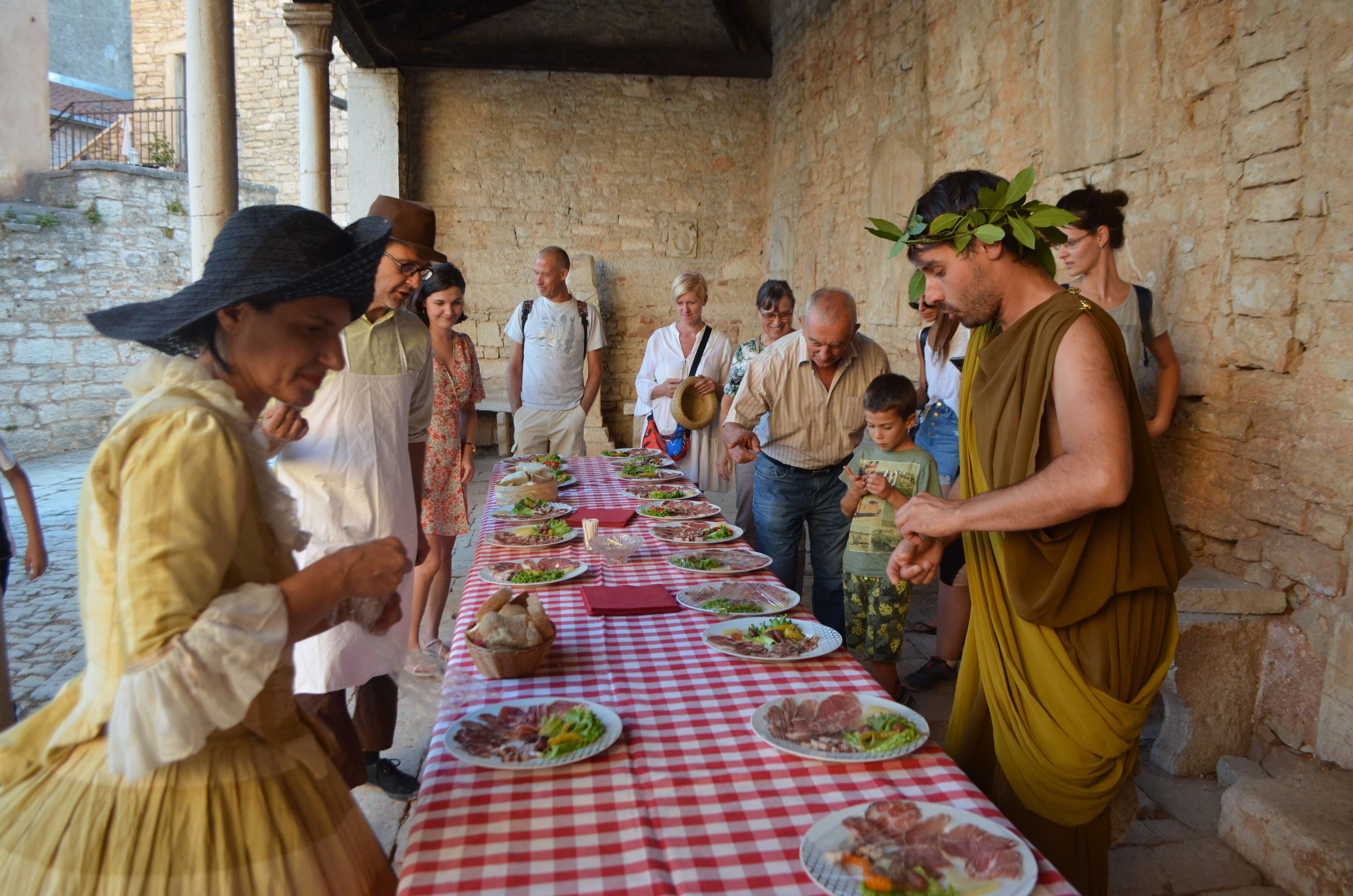 Central Istria walking degustation tour interpretativna šetnja Istra Inspirita oživjela je povijest okusa središnje Istre